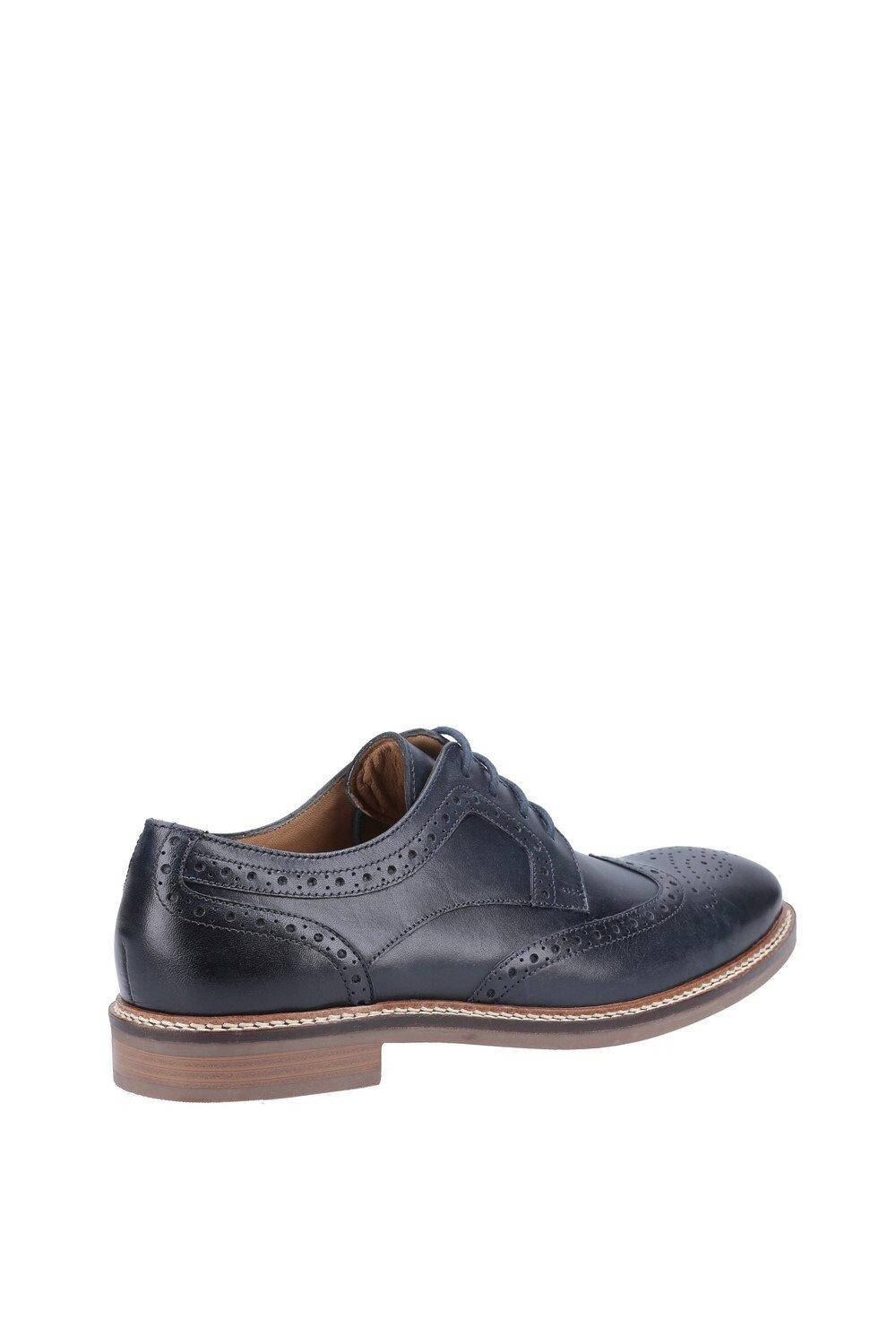 Кожаные туфли на шнуровке "Bryson" Hush Puppies, темно-синий — фото 2