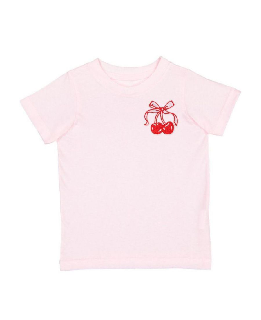 

Футболка с коротким рукавом Cherry Patch для маленьких и больших девочек Sweet Wink, Ballet pink