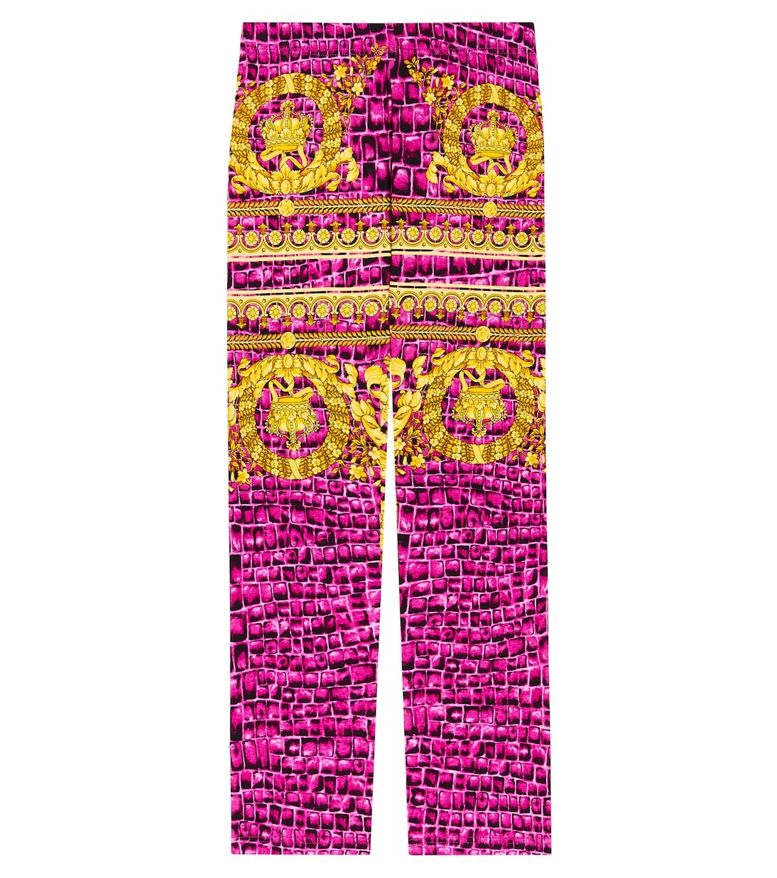 

Леггинсы из хлопкового джерси baroccodile Versace Kids, мультиколор