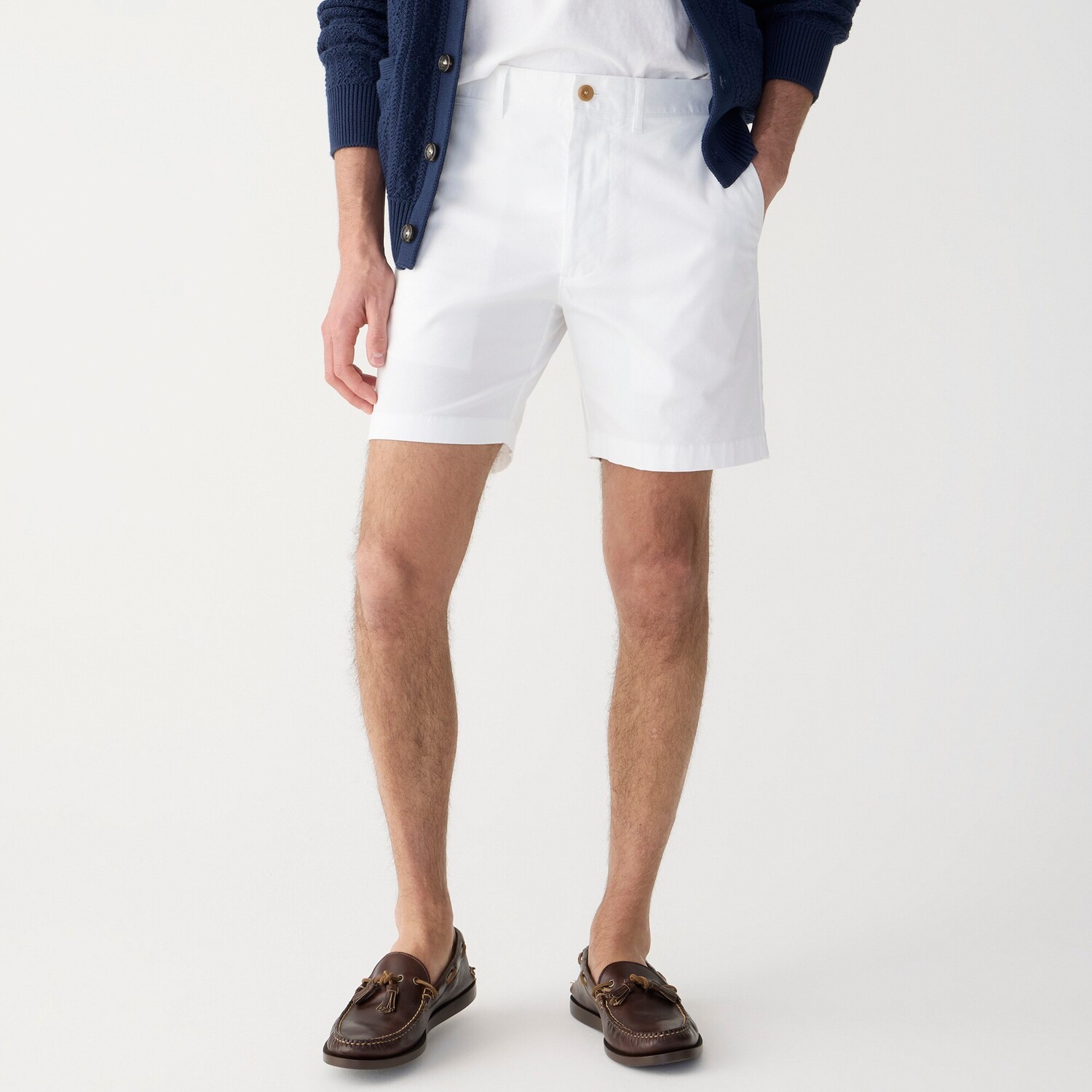 

7-Дюймовые эластичные шорты-чиносы J.Crew, белый