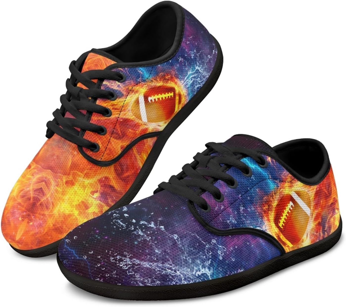 

Женские и мужские босоножки HUIACONG для женщин, кроссовки для босых ног, Flame Water Football