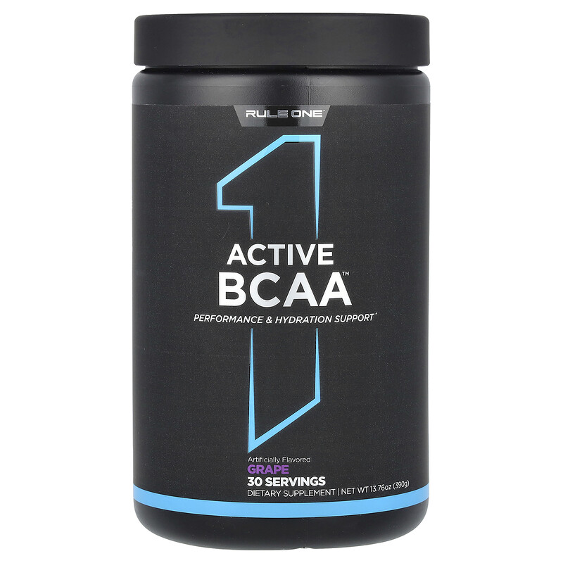 

Rule One Proteins, Active BCAA, со вкусом винограда, 390 г (13,76 унции)