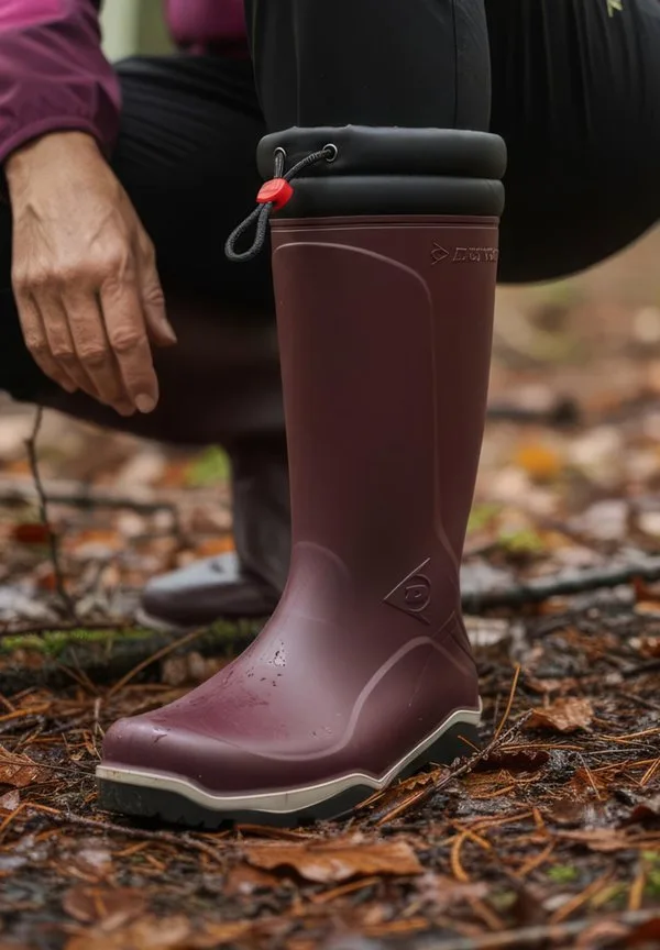 Резиновые сапоги dunlop stiefel mu0kv45 blizzard burgunderrot/grau/schwarz Dunlop, Dunkelrot