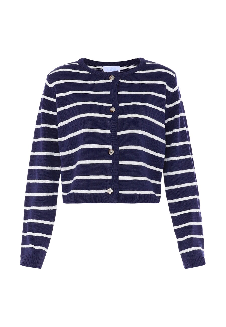 

Вязаный кардиган usha BLUE LABEL, морской синий