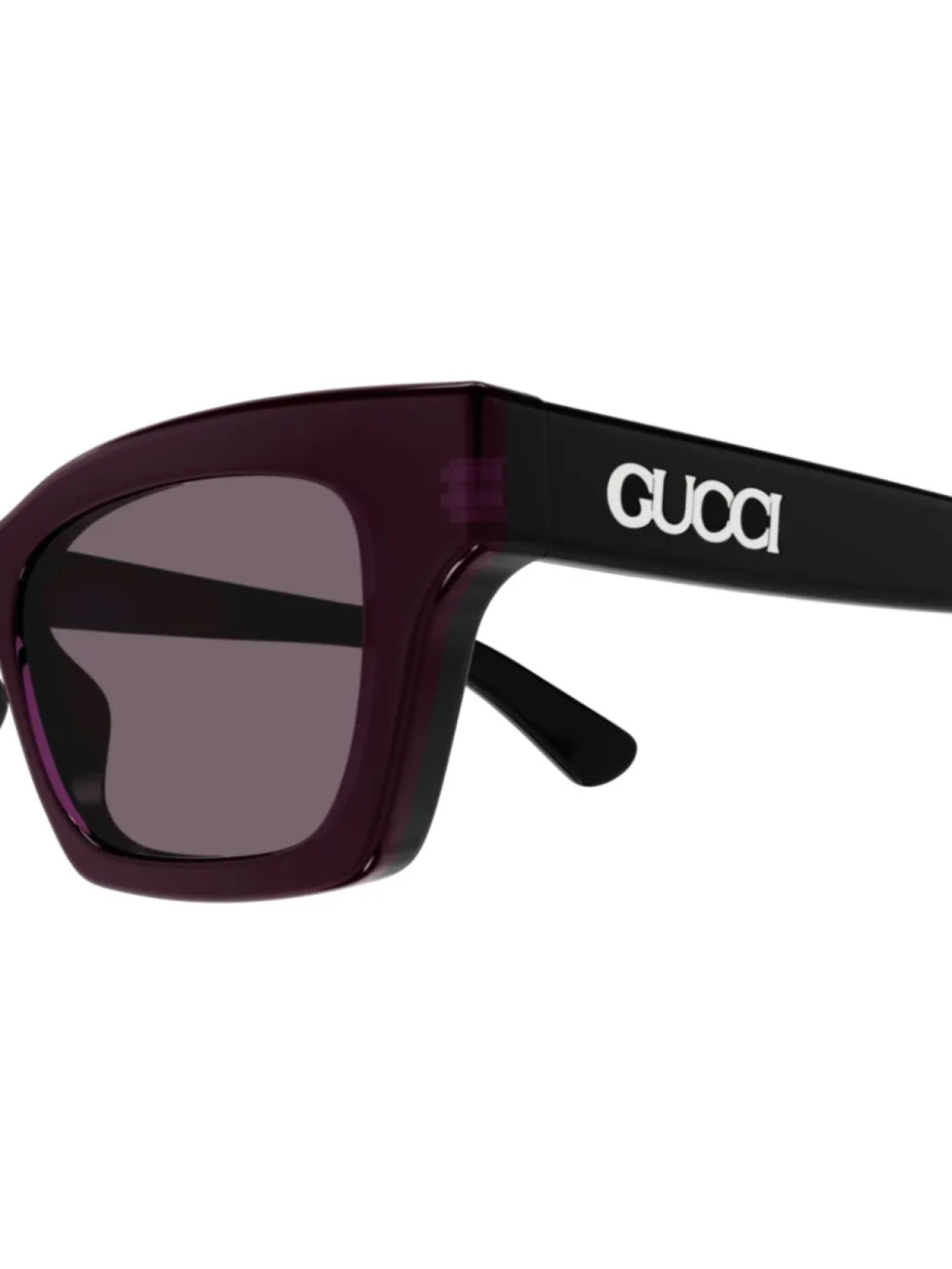 Солнцезащитные очки в прямоугольной оправе Gucci Eyewear, черный — фото 3