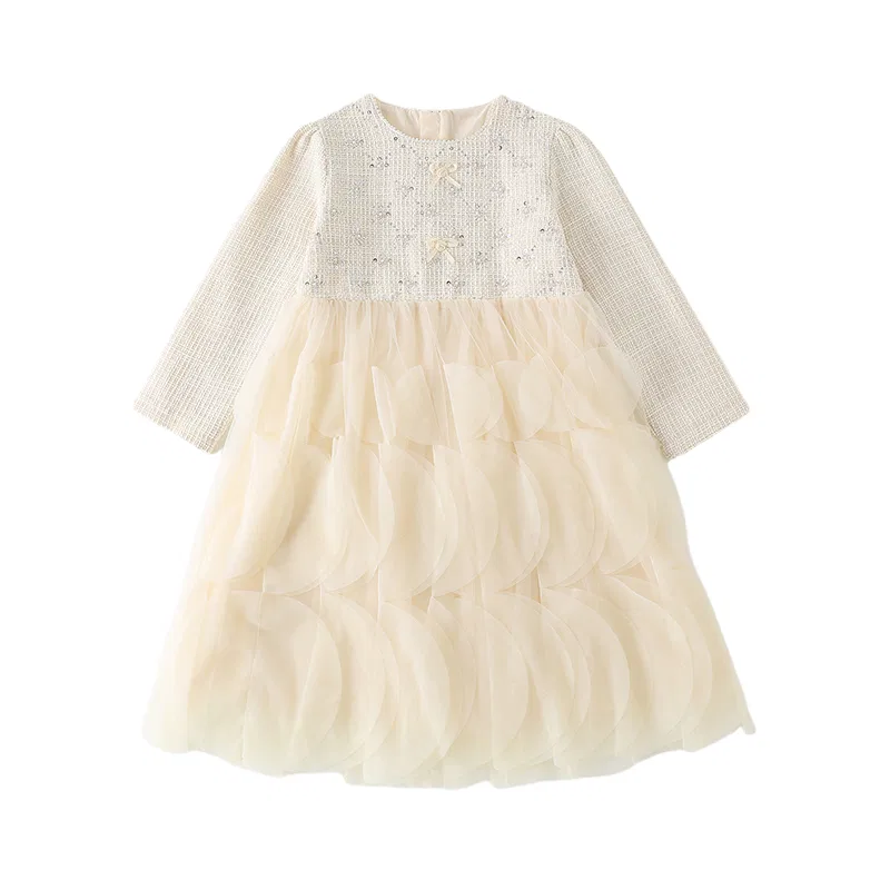 Платье детское Spring Fall Season Kids' Disney, Apricot