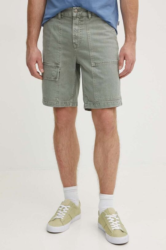 Джинсовые шорты Pepe Jeans, зеленый