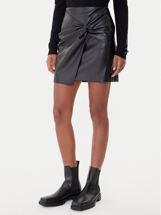 

Юбка из искусственной кожи regular fit Gawn 10333689 Vero Moda, черный
