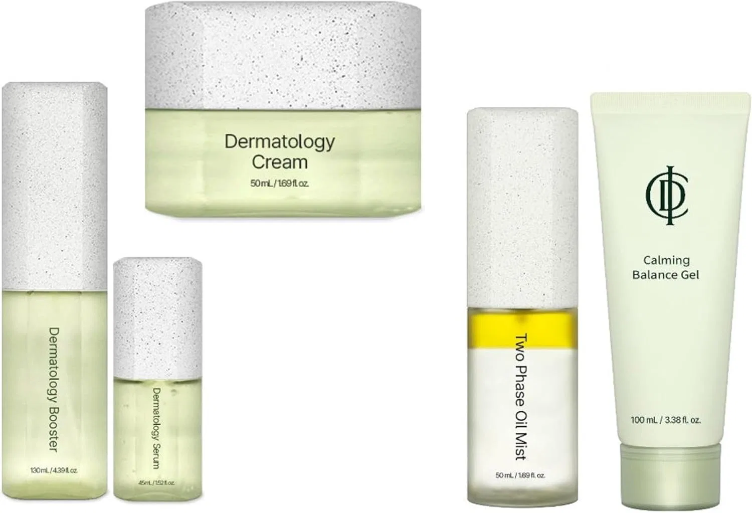Набор для ухода за кожей Inceldam Booster + Serum + Cream + Mist + Calming Gel POTEGAR 5 предметов