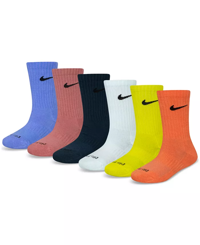 

Детские носки Performance Crew, 6 пар Nike, синий