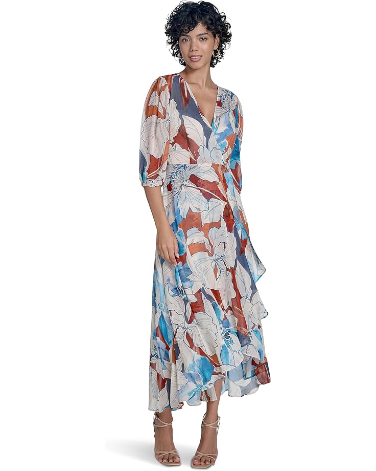 

Платье Calvin Klein Chiffon Puff, цвет Oxford Multi