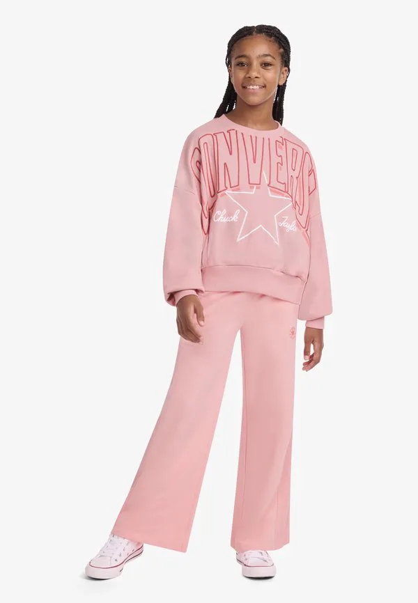 Свободная толстовка прямого кроя с графическим принтом. Converse, Pink — фото 2