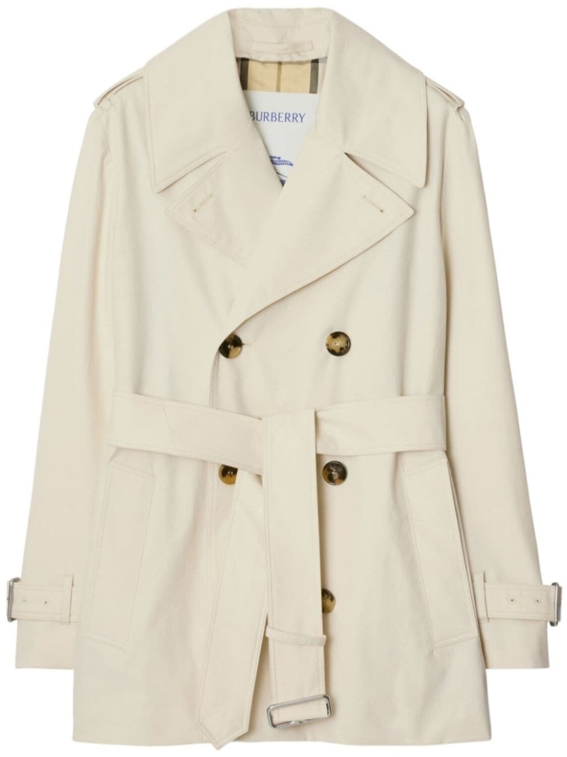 

Двубортный тренчкот Burberry, серый