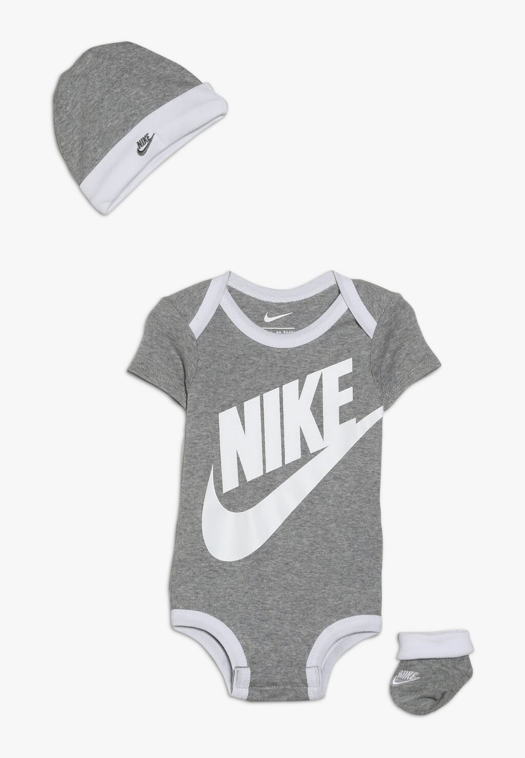 

Боди FUTURA LOGO HAT BOOTIE BABY SET Nike Sportswear, цвет dark grey heather