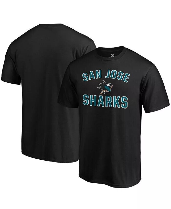 

Мужская черная футболка San Jose Sharks Team Victory Arch Fanatics