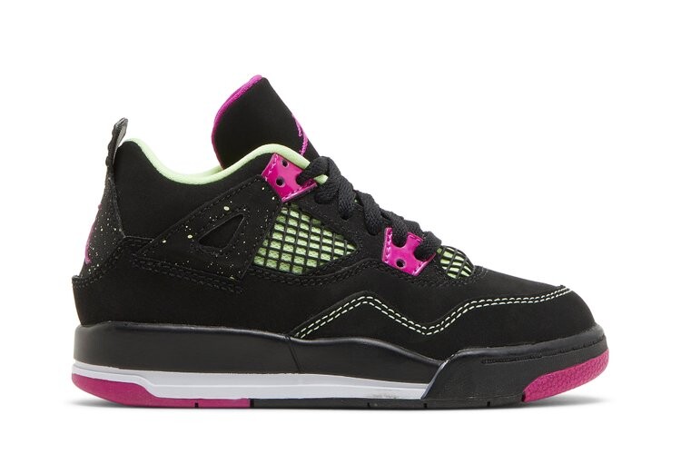 

Кроссовки Air Jordan 4 Retro PS 'Fuchsia', черный