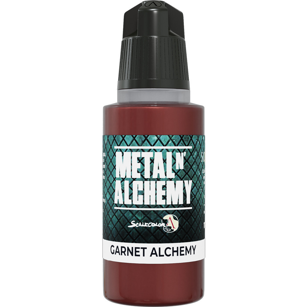 

Миниатюра Scale 75 USA Metal & Alchemy Paint: Garnet Alchemy (17ml)