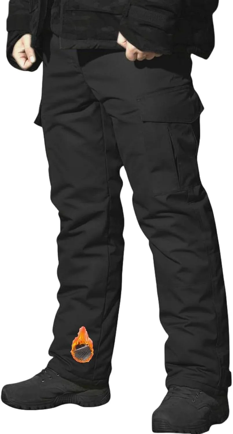 

Мужские камуфляжные тактические штаны waterproof windproof зимние утепленные MERJAZ