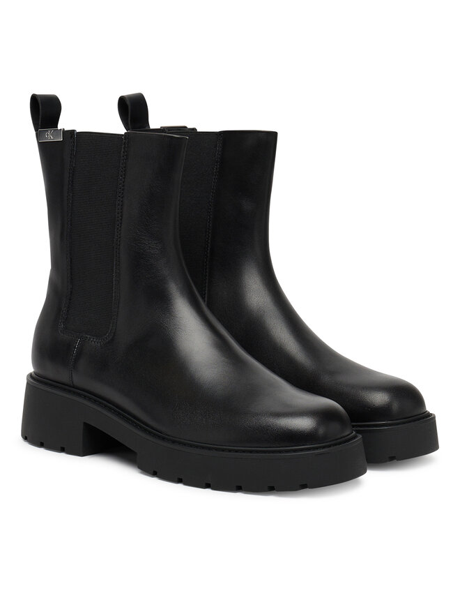 Классические ботильоны Combat Mid Chelsea Boot Hw Lth YW0YW01869 Calvin Klein Jeans, черный — фото 2
