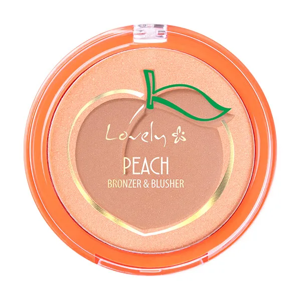 

Хайлайтер и румяна Peach Highlighting Blusher Lovely, цвет bronzer