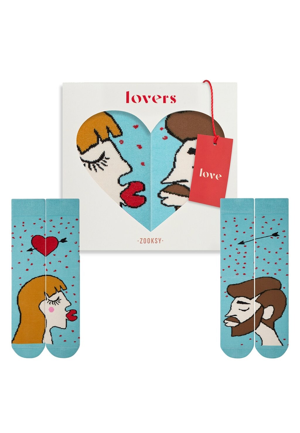 

Носки 2 PACK LOVERS Zooksy, синий