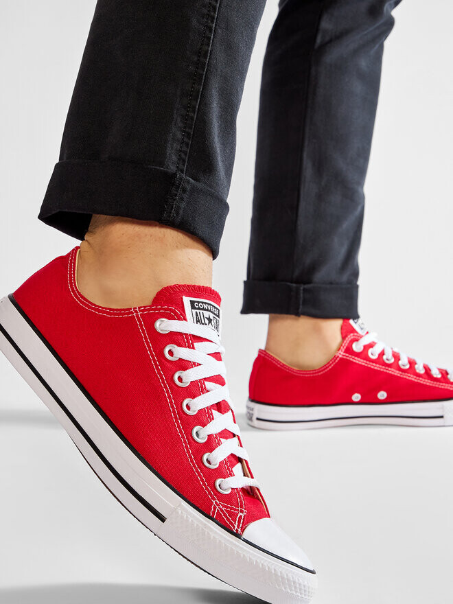 Тканевые кроссовки All Star Ox Converse, красный — фото 2