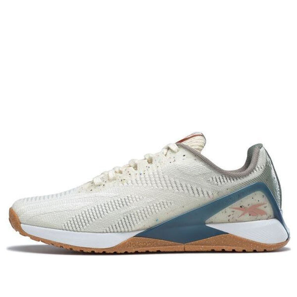 Кроссовки nano x1 vegan 'classic white brave blue' Reebok, белый