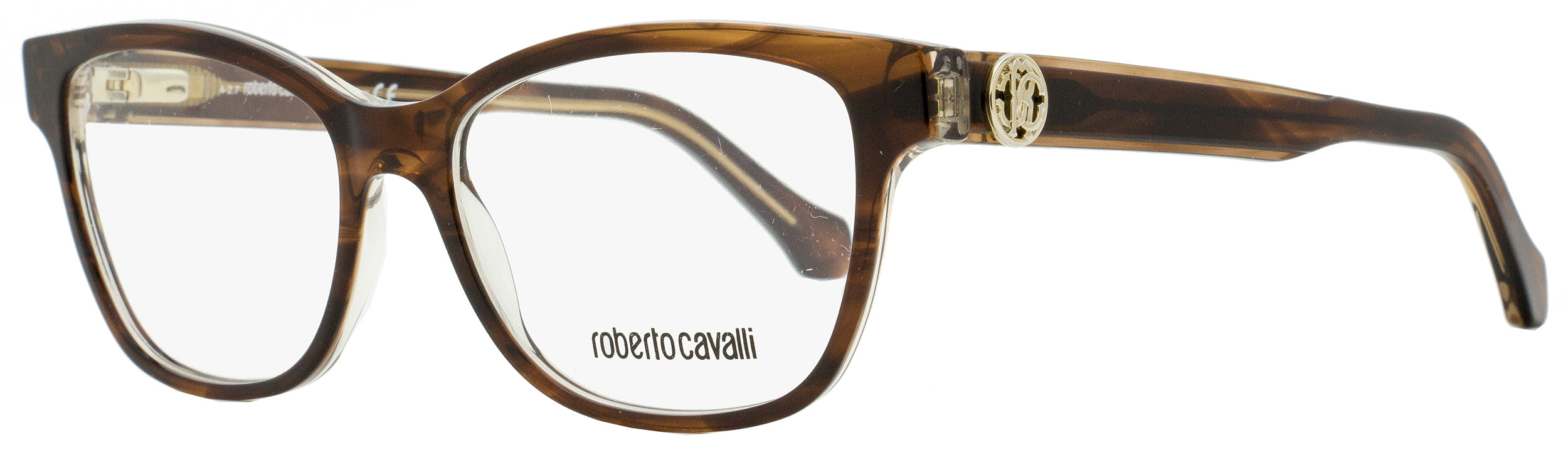 

Женские очки Roberto Cavalli RC5050 Fivizzano A56 Brown Melange 53 мм