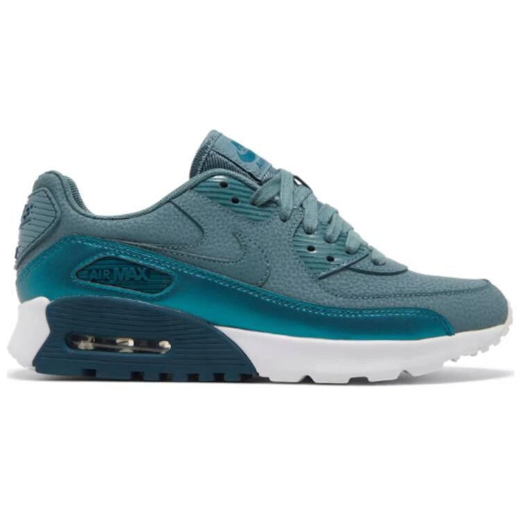 Кроссовки Air Max 90 женские с низким верхом зеленые Nike — фото 2