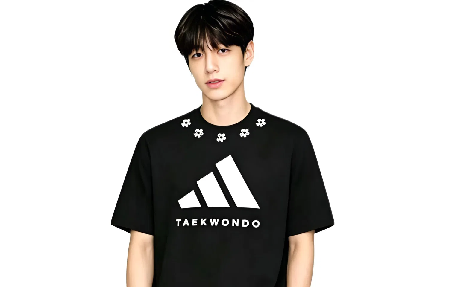 Футболка Taekwondo Adidas Black White — фото 4