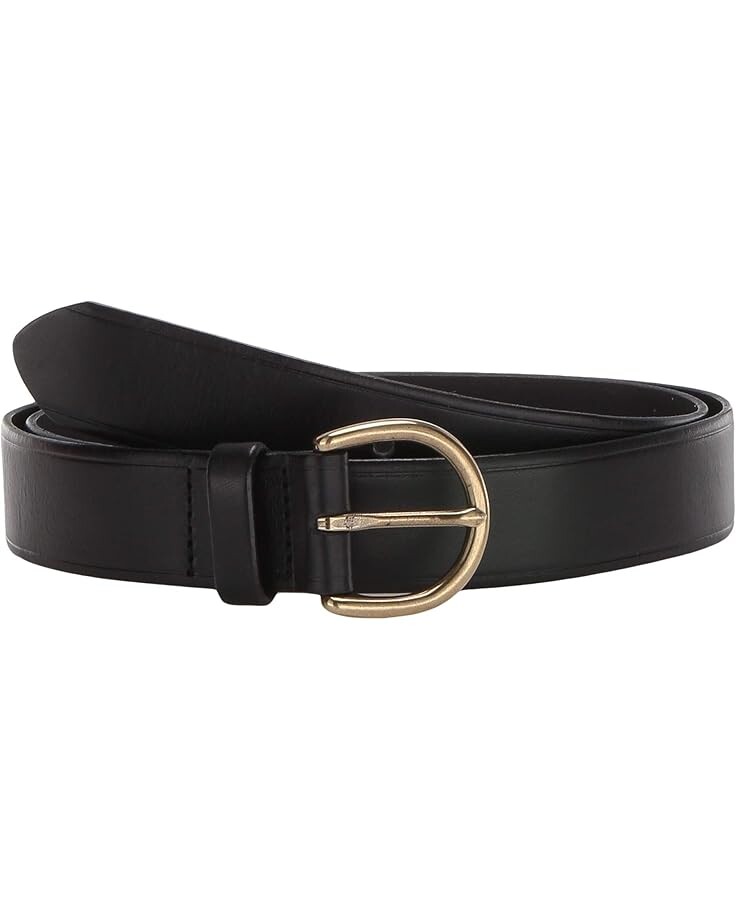 

Ремень Madewell Medium Perfect Leather Belt, черный