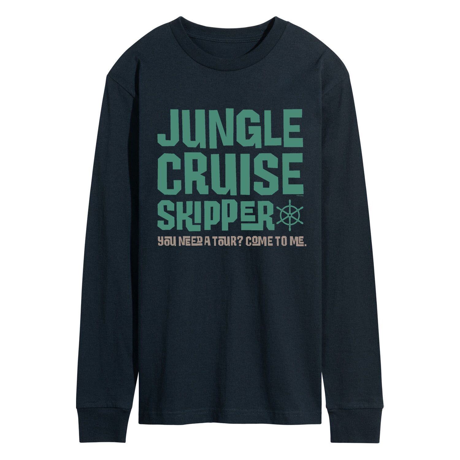 

Мужская футболка с длинными рукавами и рисунком Disney's Jungle Cruise Skipper