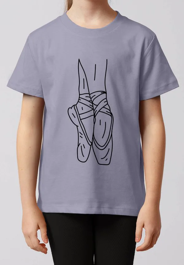 Футболка с принтом «балет» Watapparel, Lavender