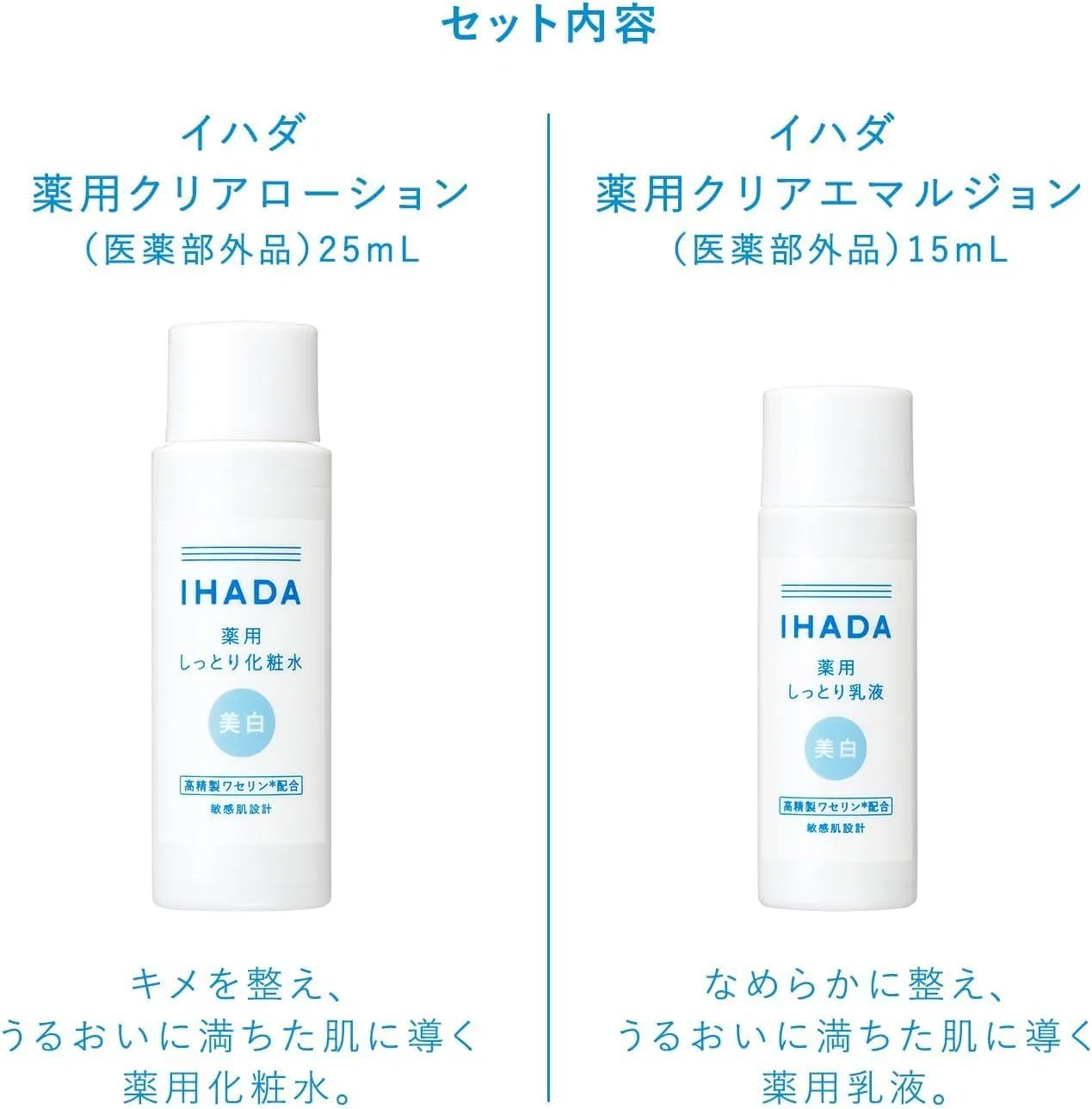 Набор пробник IHADA Medicated Clear Skin Care 25 мл + 15 мл — фото 4