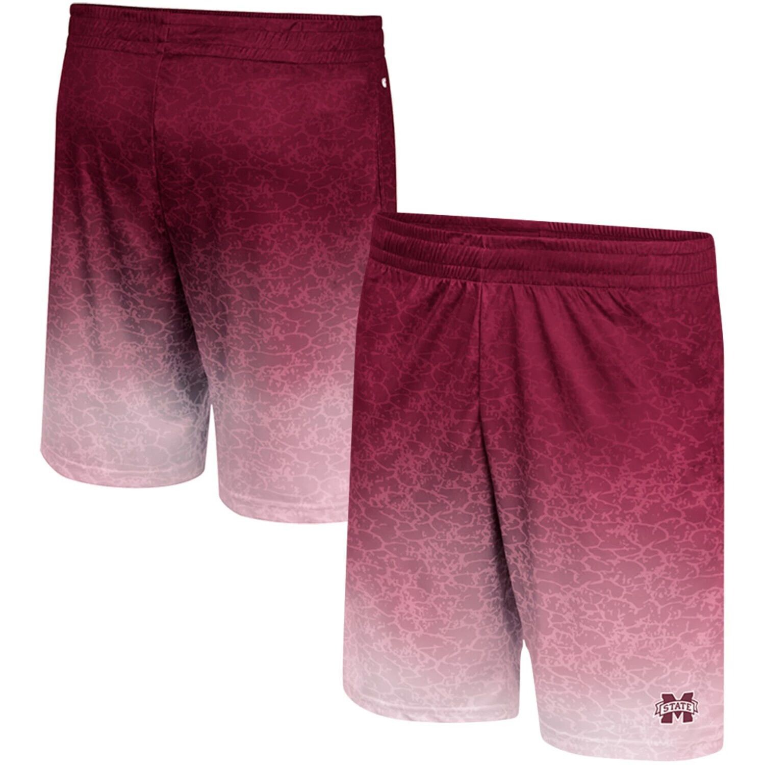 

Мужские бордовые шорты Walter Mississippi State Bulldogs Colosseum