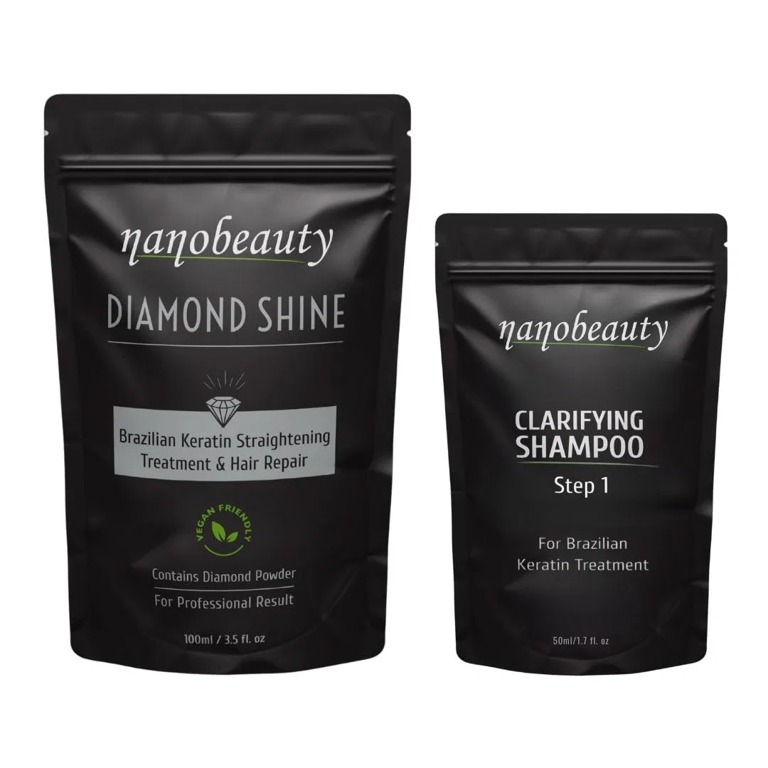 Набор для бразильского кератинового выпрямления волос «Diamond Infused» от Nanobeauty Nanobeauty
