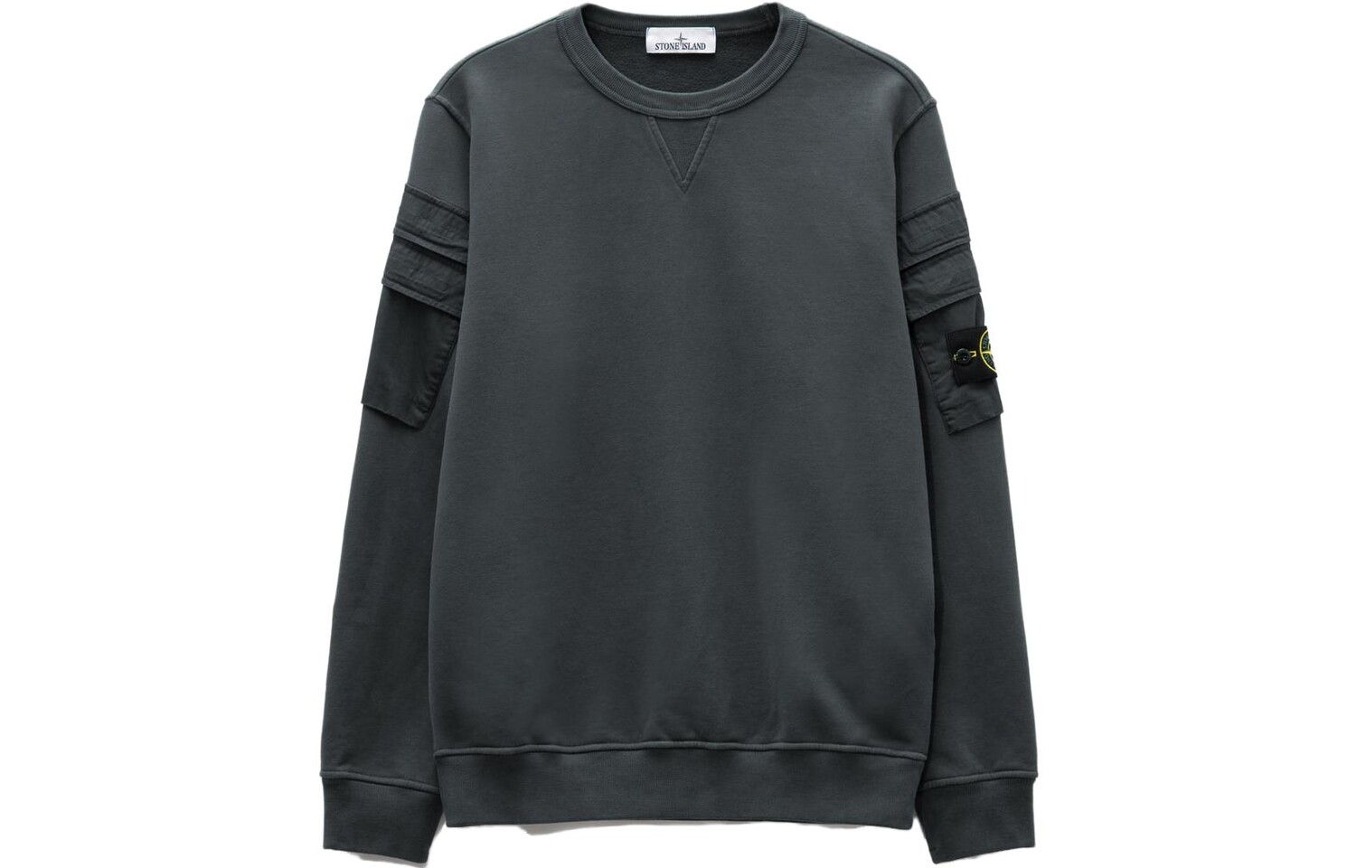 

Толстовка мужская свинцово-серая Stone Island, серый