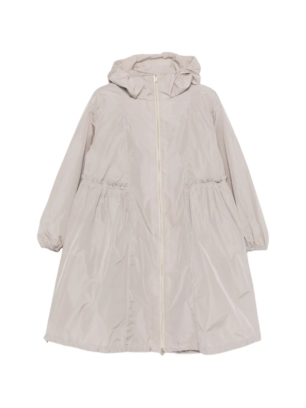 

Пальто на молнии с капюшоном Herno, бежевый