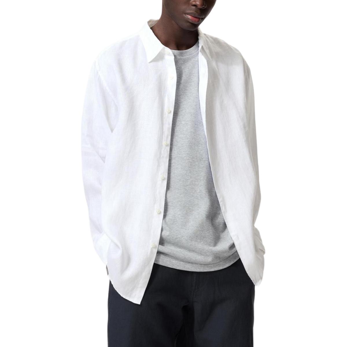 

UNIQLO Рубашка унисекс белая