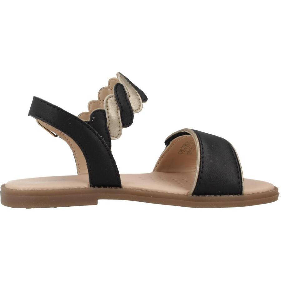 Сандалии Geox модель J Sandal Karly Girl цвет чёрный — фото 4