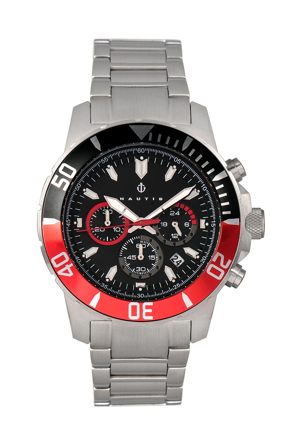 

Часы с хронографом Dive Chrono 500 Nautis, красный