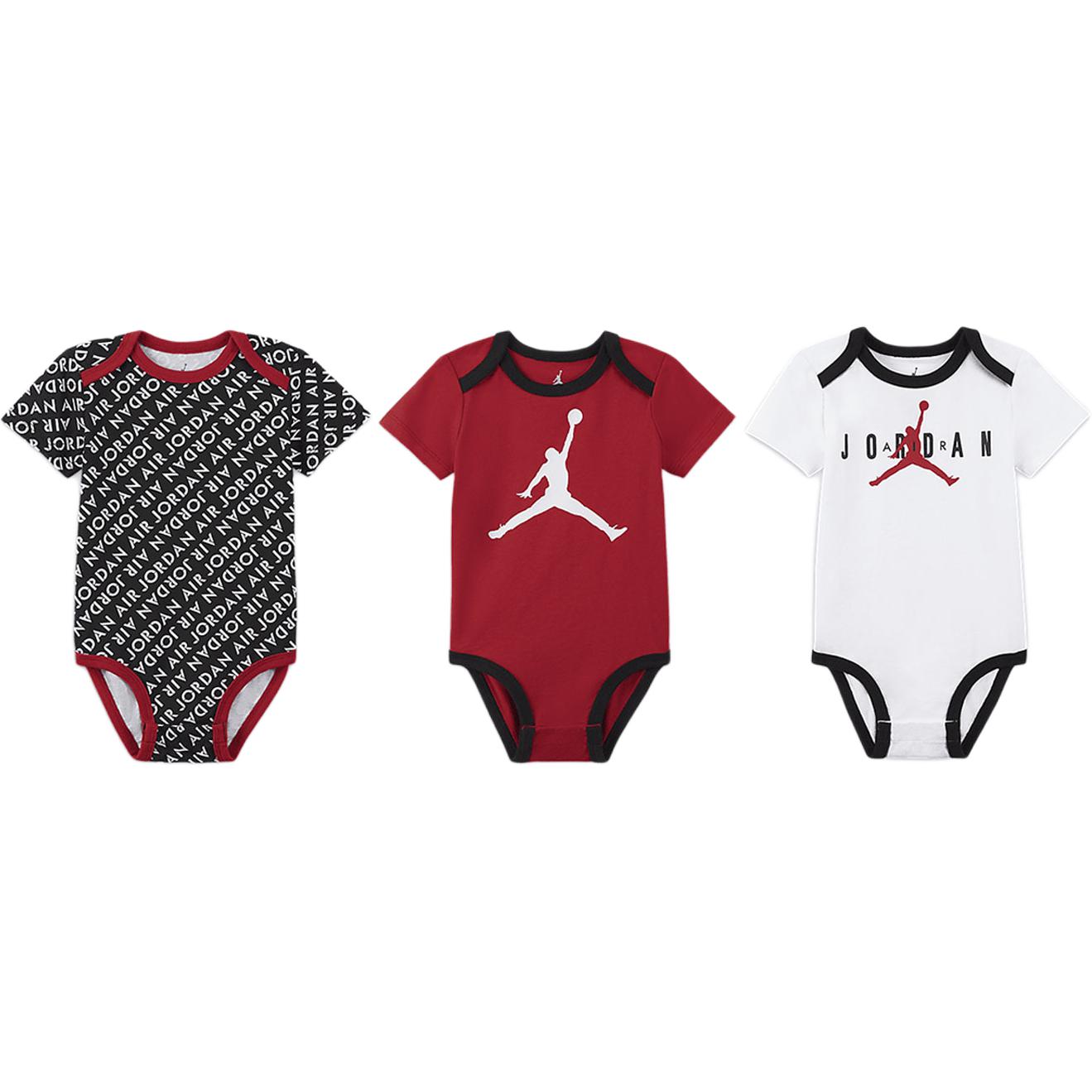 

Боди 3 шт Младенцы и Малыши Jordan, 3 шт (Черный/Красный/Белый)