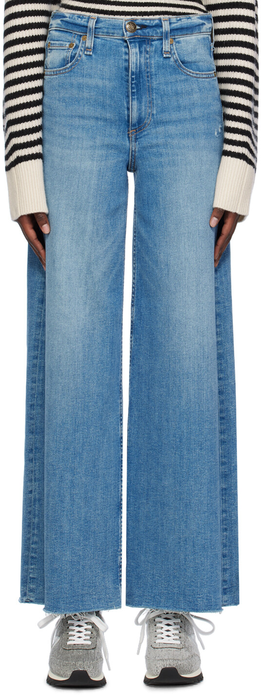 

Синие джинсы Софи Rag & Bone, цвет Monterosso