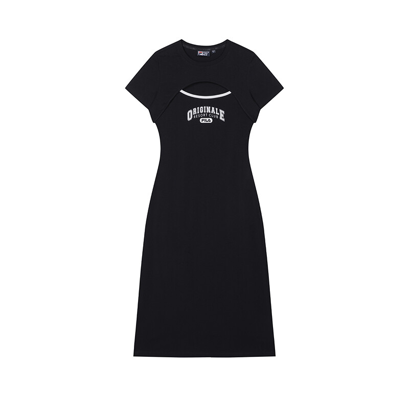 

FILA Женские шорты-платье с рукавами, цвет Black