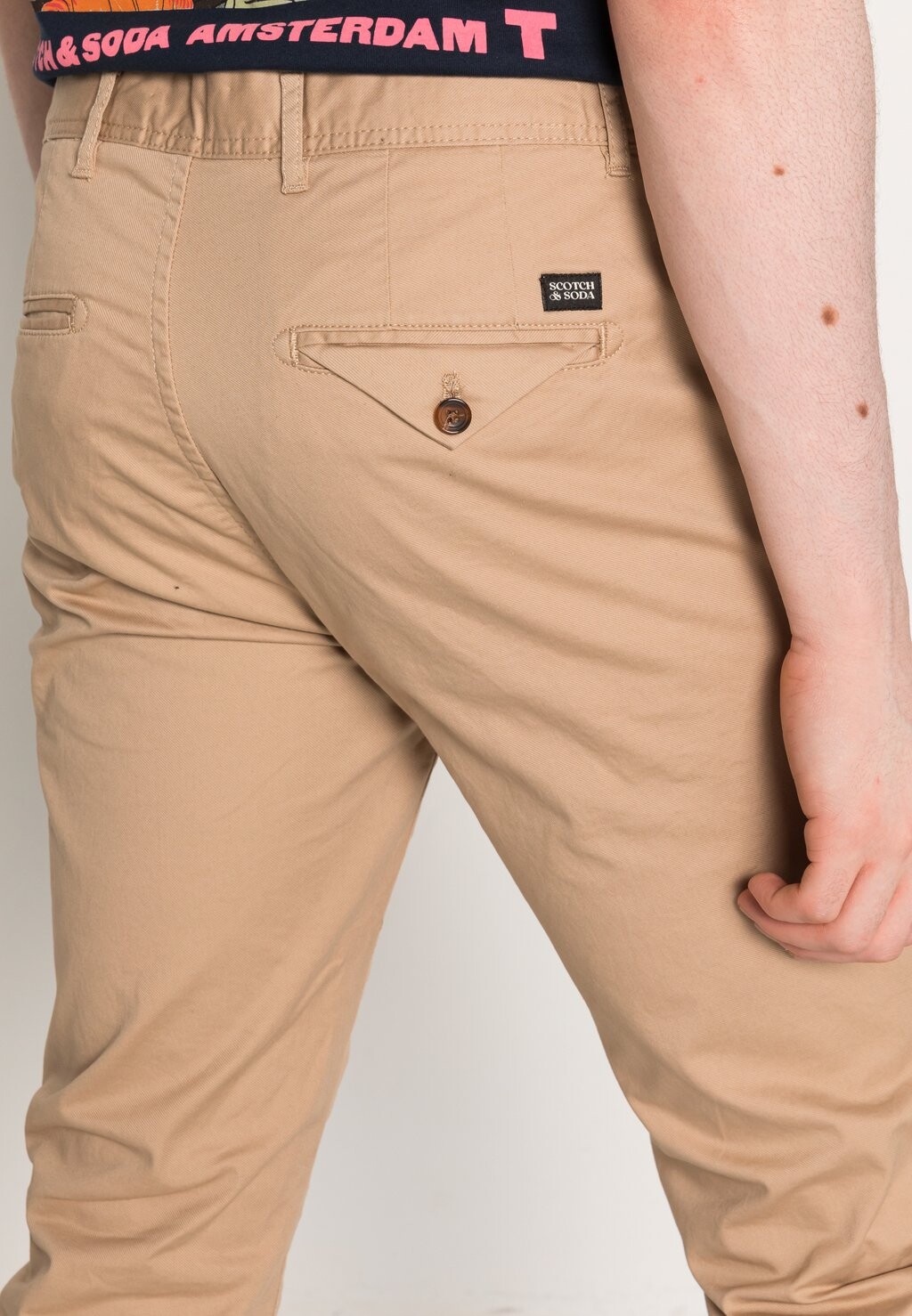 

Брюки парусиновые Stuart Classic Regular Fit Scotch & Soda, песочный