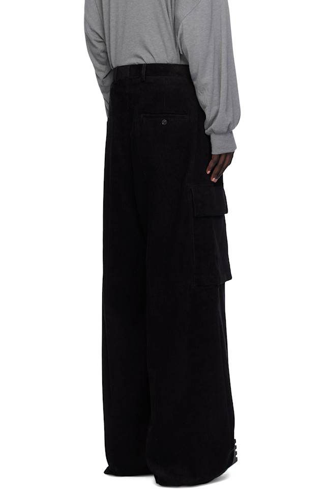 Конкордианцы, брюки-карго Firbanks Rick Owens, черный — фото 3
