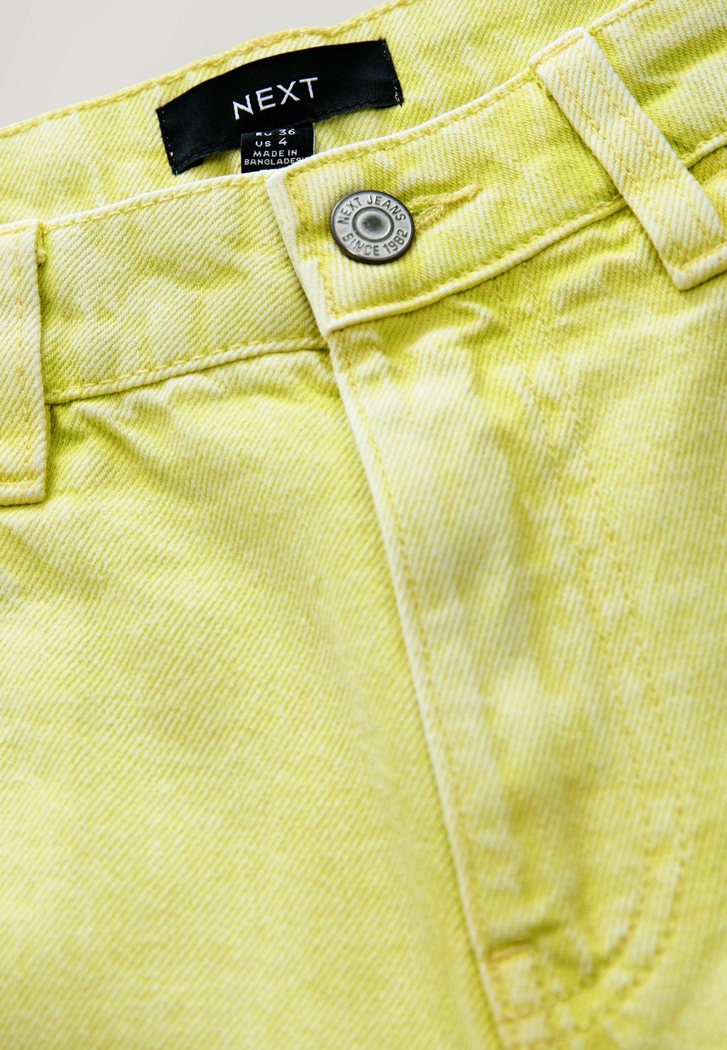 Джинсовые шорты REGULAR FIT Next, зеленый — фото 2