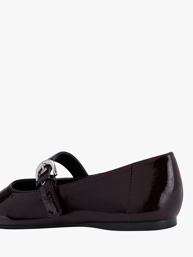 Балетные туфли из лакированной кожи nico KG Kurt Geiger, цвет Red Wine — фото 4