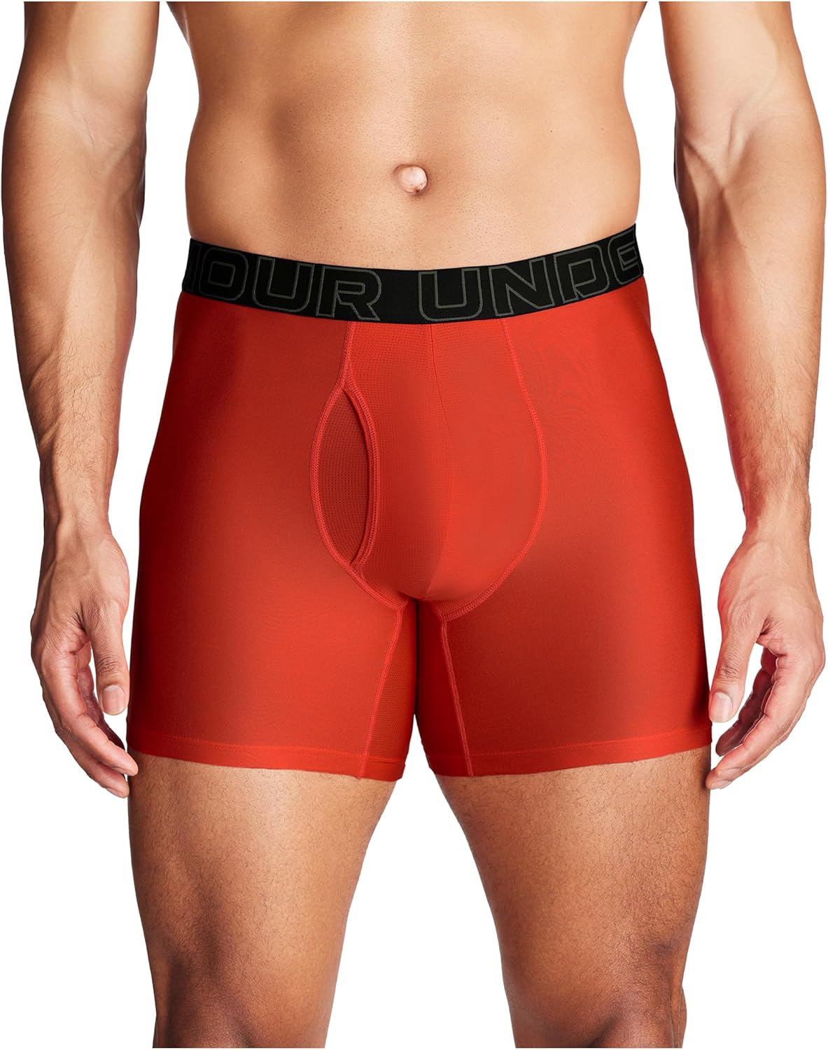 

Under Armour мужские боксеры Tech 6-дюймовые, 1 шт, Red Solstice Solid