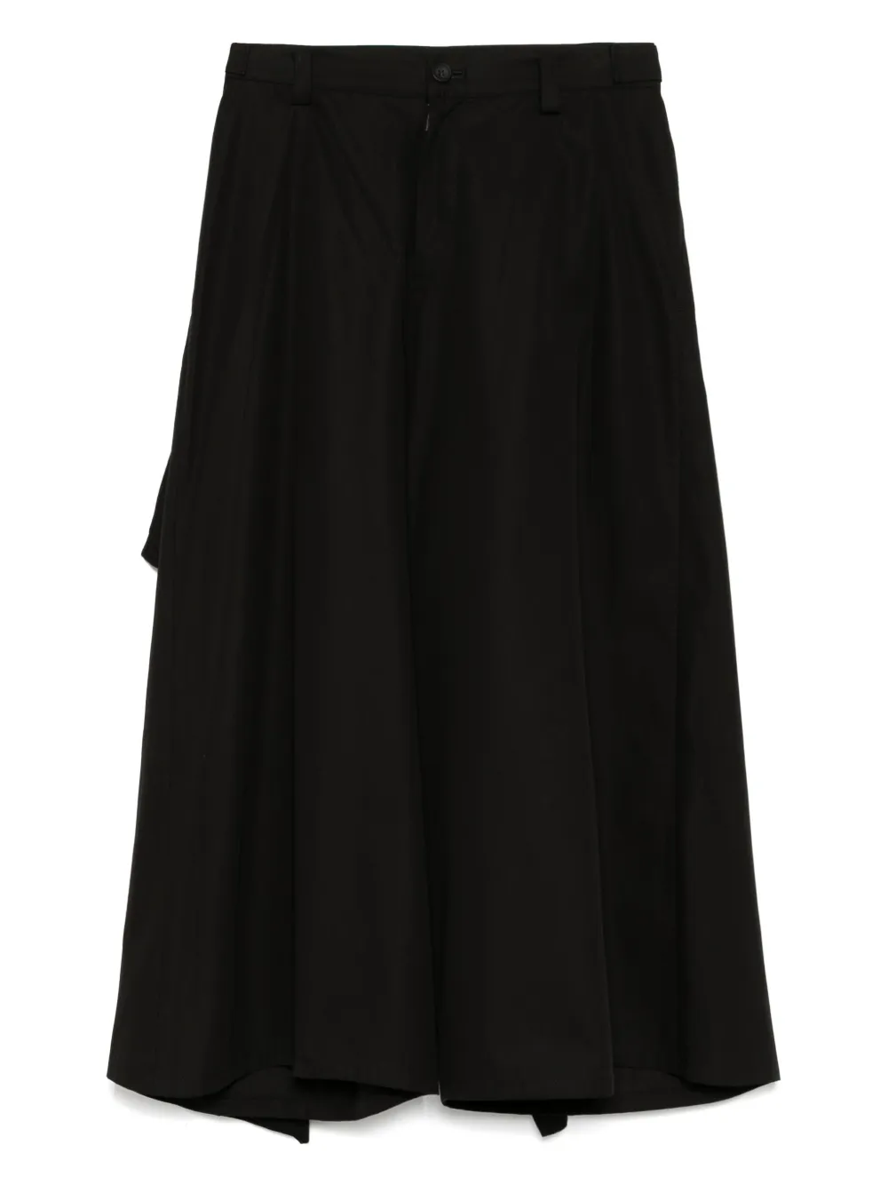 

Брюки с драпировкой Yohji Yamamoto, черный